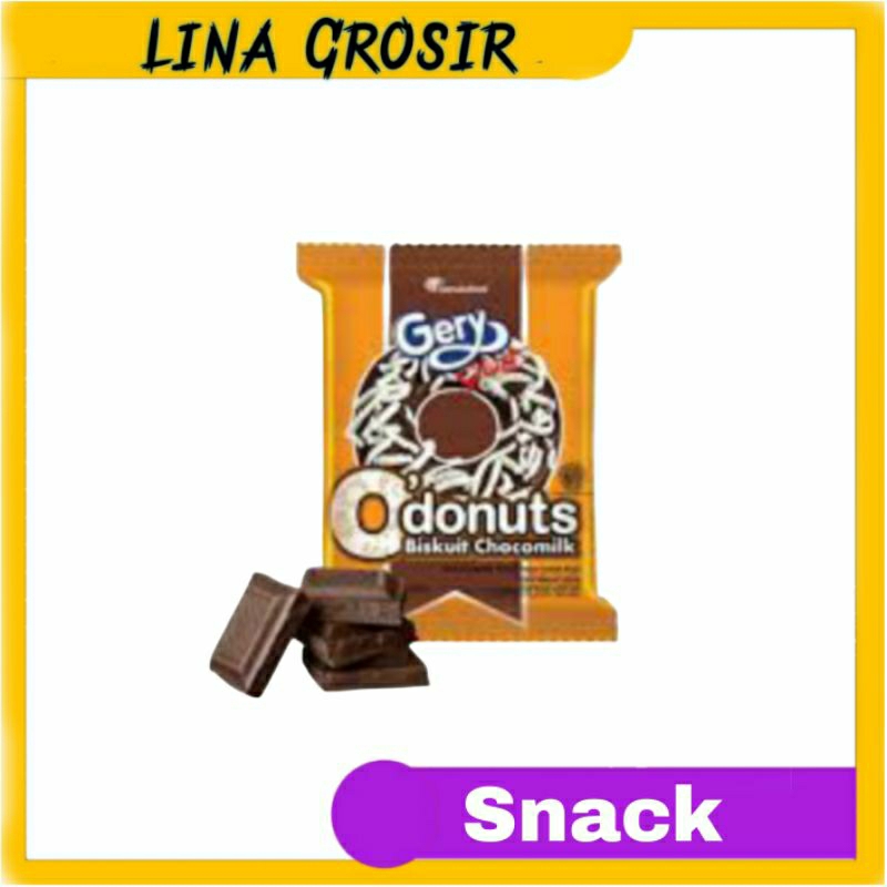 

GARUDA FOOD Gery O'Donuts Chocolate 8gr @isi 24