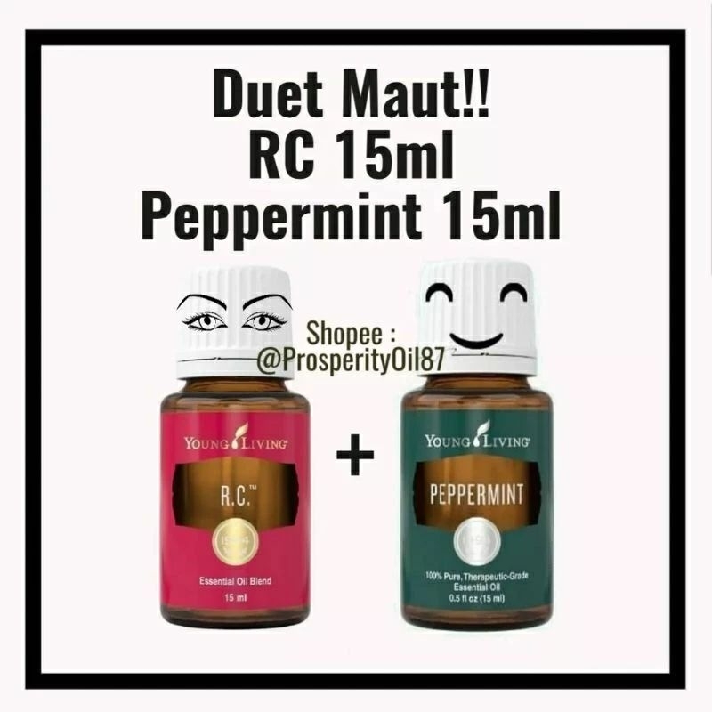 Duet Bapil Young Living Peppermint + RC @5ml atau @15ml