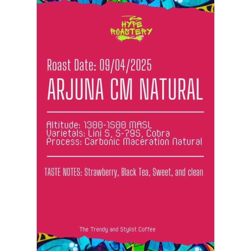 

ARJUNA CM NATURAL | SPECIALTY COFFEE | FILTER COFFEE | 150 GR