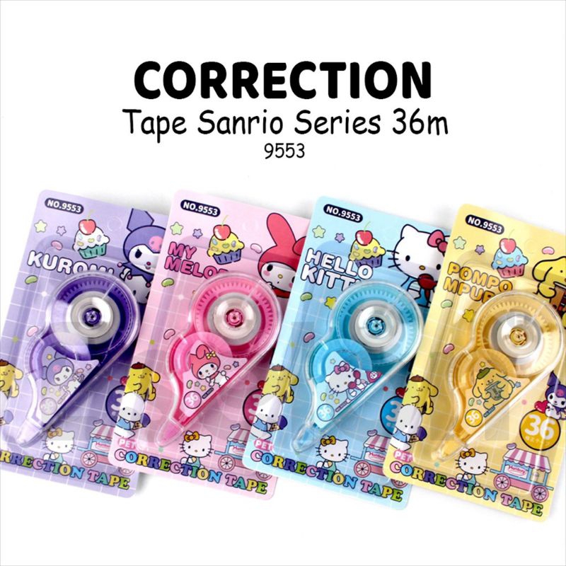 

SS-Correction Tape Sanrio Series 9553 / Correction Tape Besar 36
