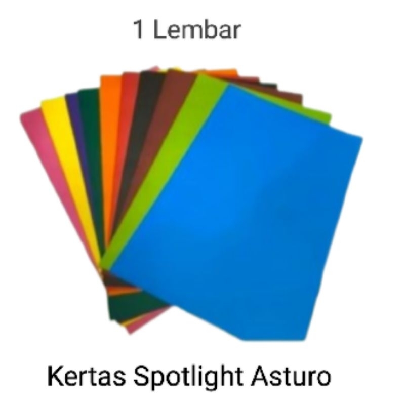

1 Lembar Kertas Spotlight Asturo Warna 40cm x 60cm