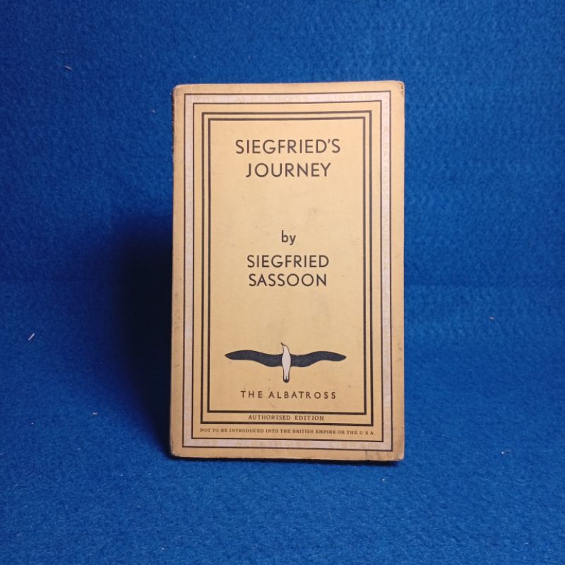 Siegfried's Journey by Siegfried Sassoon