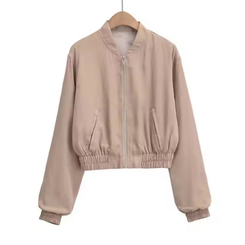 Jaket wanita crop / jaket crop wanita / jaket crop top wanita / jaket wanita crop top corean style /