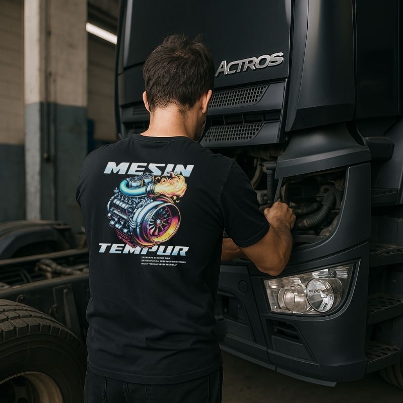 Kaos Turbo Diesel / kaos mesin tempur / Kaos Diesel Power