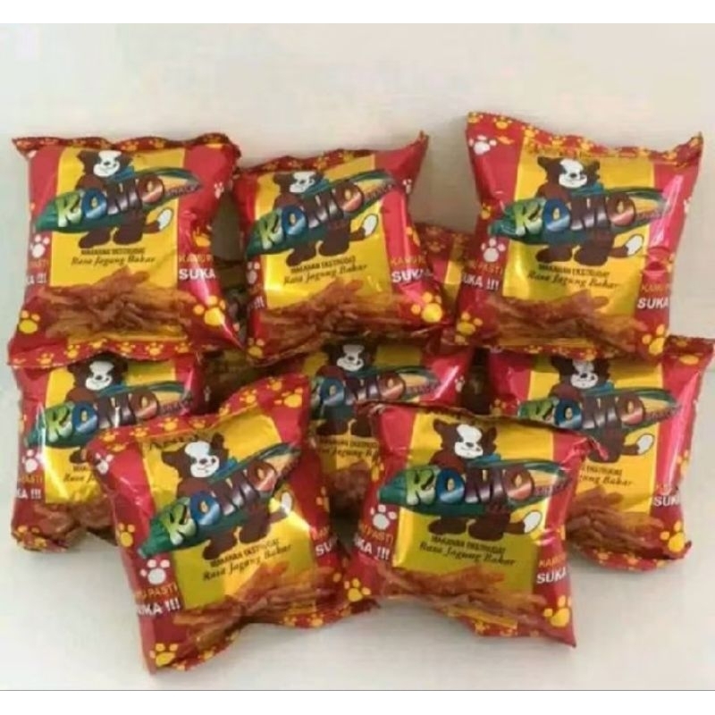 

SNACK KOMO500 jagung bakar 1renceng isi 10pcs