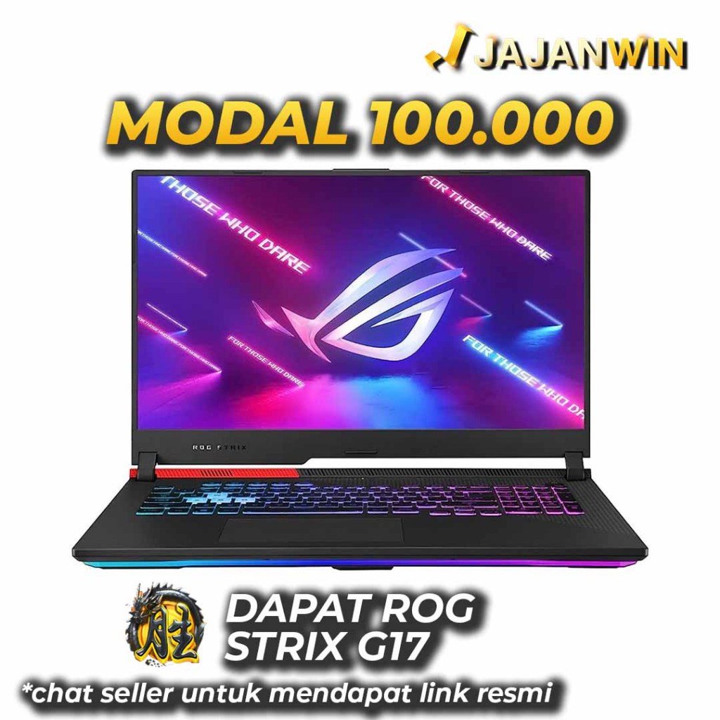 LAPTOP ROG MODAL 100 REBU MAXWIN DEPO BELASAN JUTA RUPIAH GARANSI JEKPOT - CEK DESKRIPSI DIBAWAH - L
