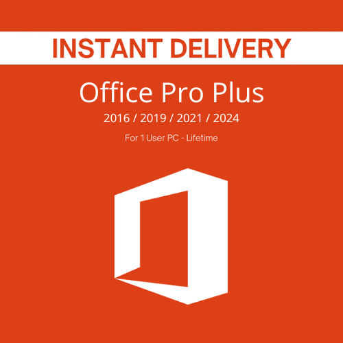 Office Pro Plus 2010 | 2013 | 2016 | 2019 | 2021 | 2024 Original Key Lifetime