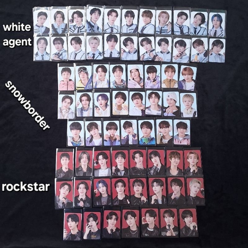 Photocard NCT Zone White Agent Snowborder Rockstar