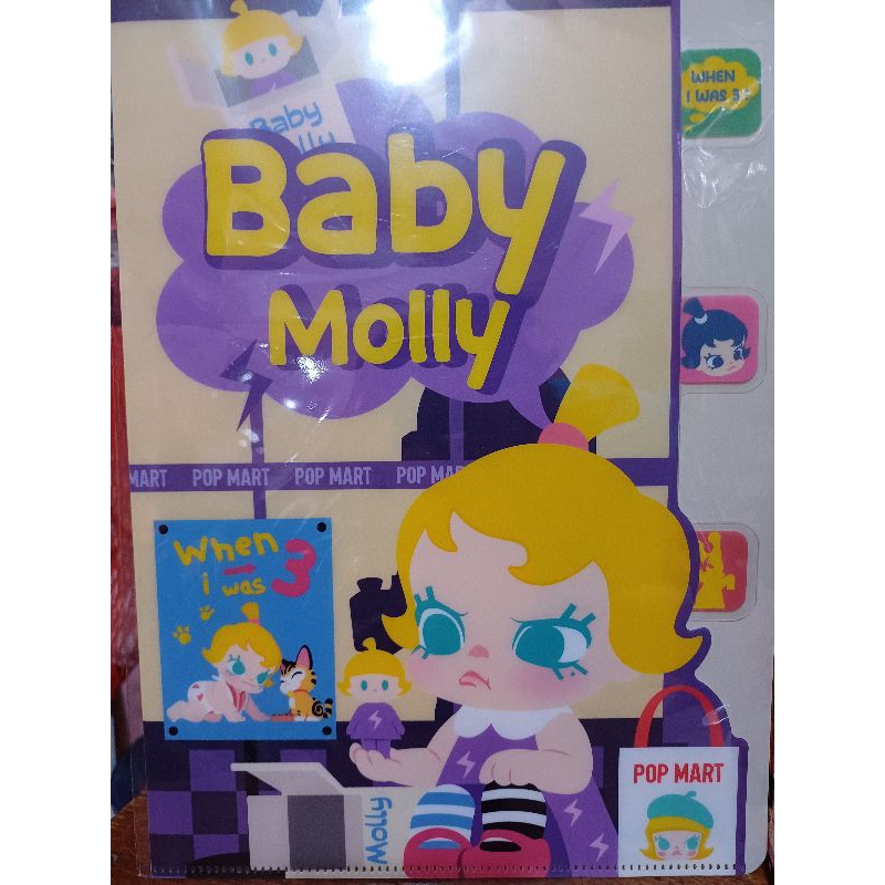 

BABY MOLLY SERIES -FOLDER 100% ORI POP MART