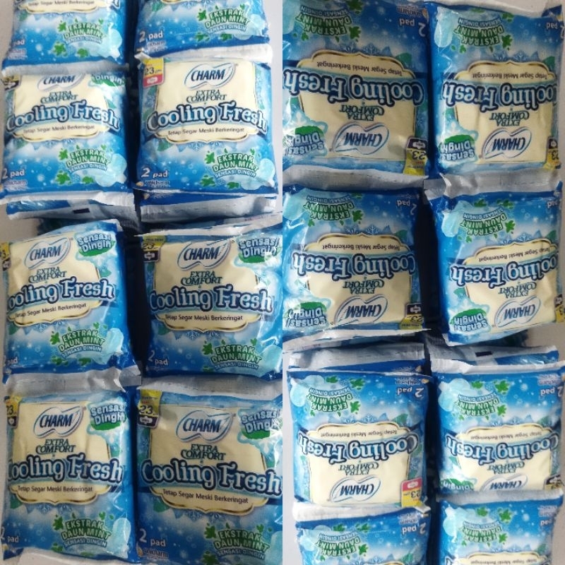 promo PEMBALUT WANITA SACHET RENTENG ISI 50 PCS CHARM || HERS PROTEX || IFA TAJHA HERBAL