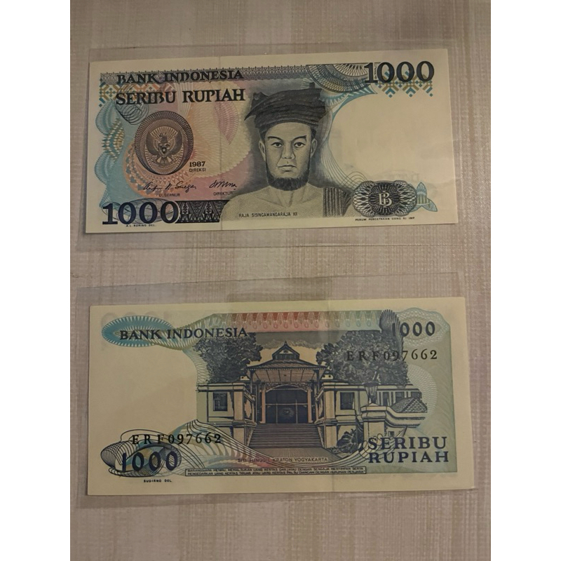 Uang kuno 1000 Sisingamangaraja [UNC]
