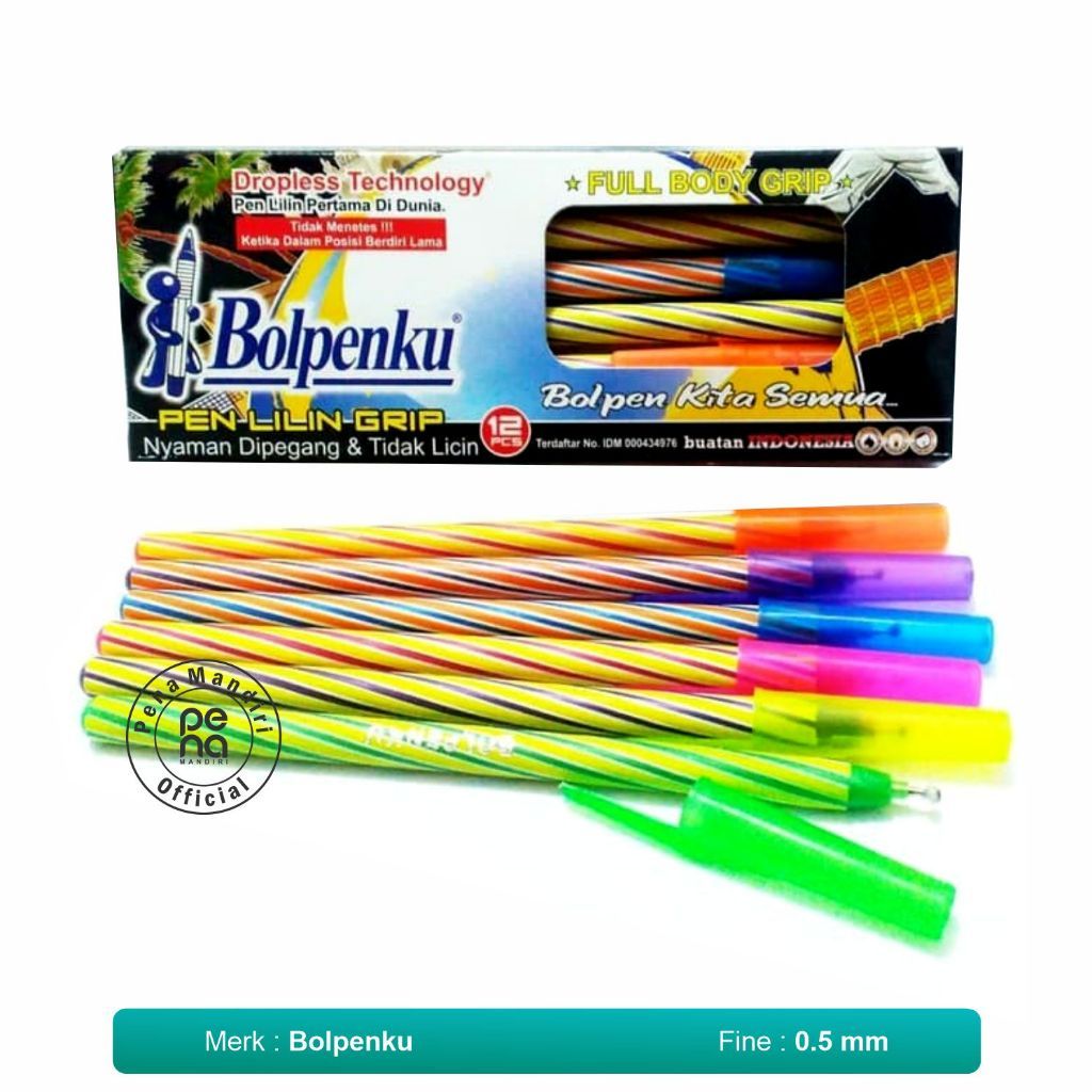 

Bolpenku Pulpen Ppena Hitam Black 1Pack (12Pcs)