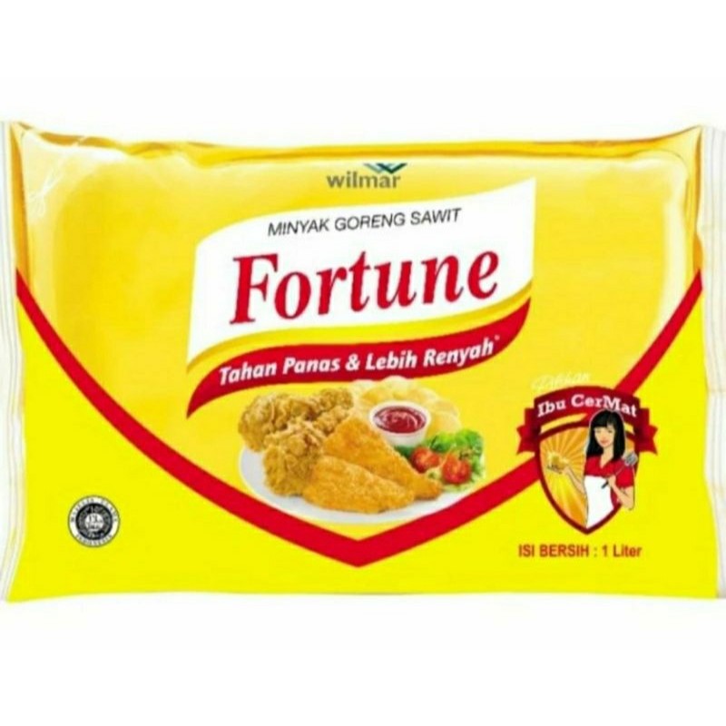 

Minyak Goreng FORTUNE Bantal 1 Liter ORIGINAL - Jernih & Berkualitas untuk Masakan Lezat!