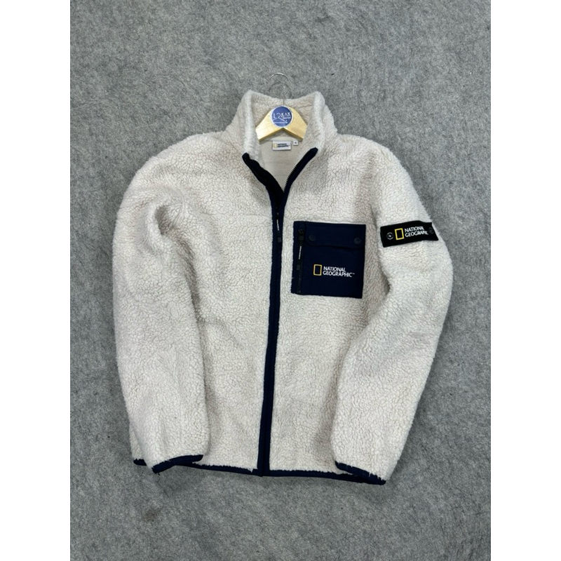 JACKET SHERPA NATGEO UNISEX | MUSIM DINGIN | TEBAL DAN HANGAT
