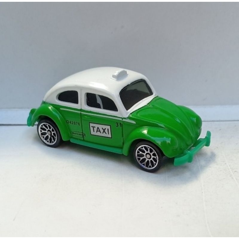 matchbox volkswagen beetle taxi mexico hero city 2002 loose diecast (t)
