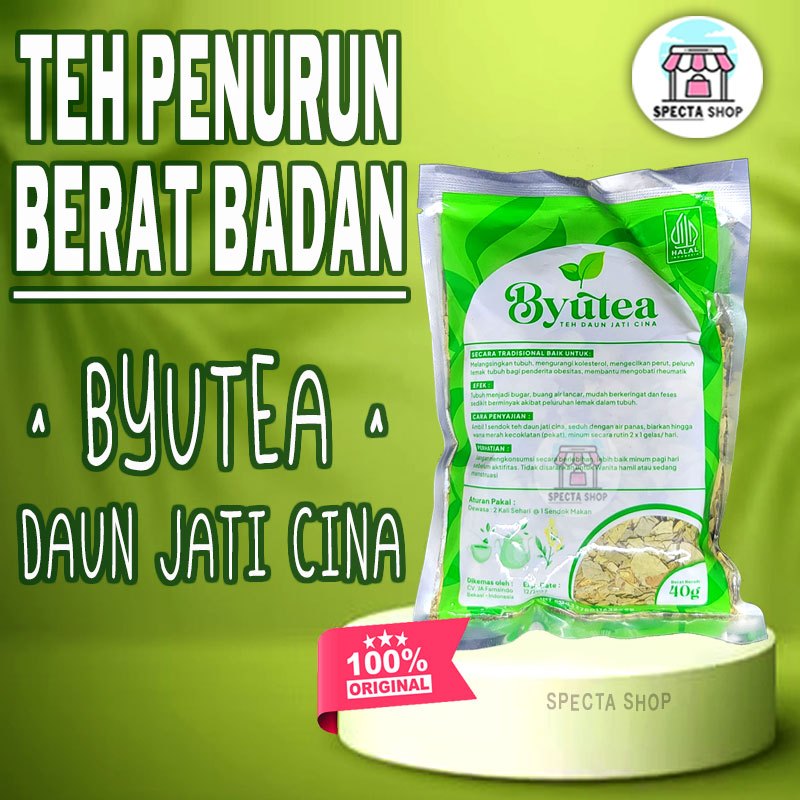 

Teh Penurun Berat Badan Byutea Hikmah Daun Jati Cina Rempah Pelangsing Diet