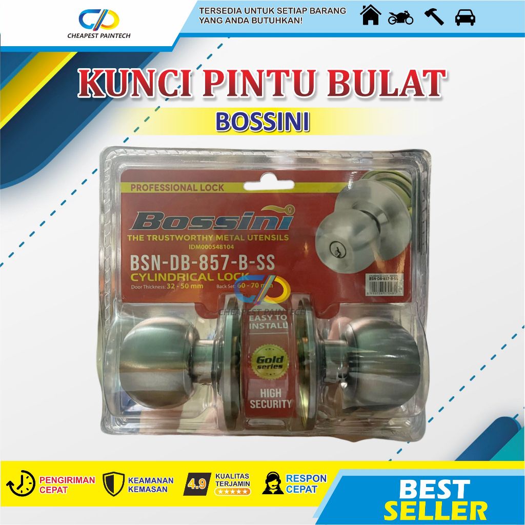 KUNCI BULAT BOSSINI 857 SS