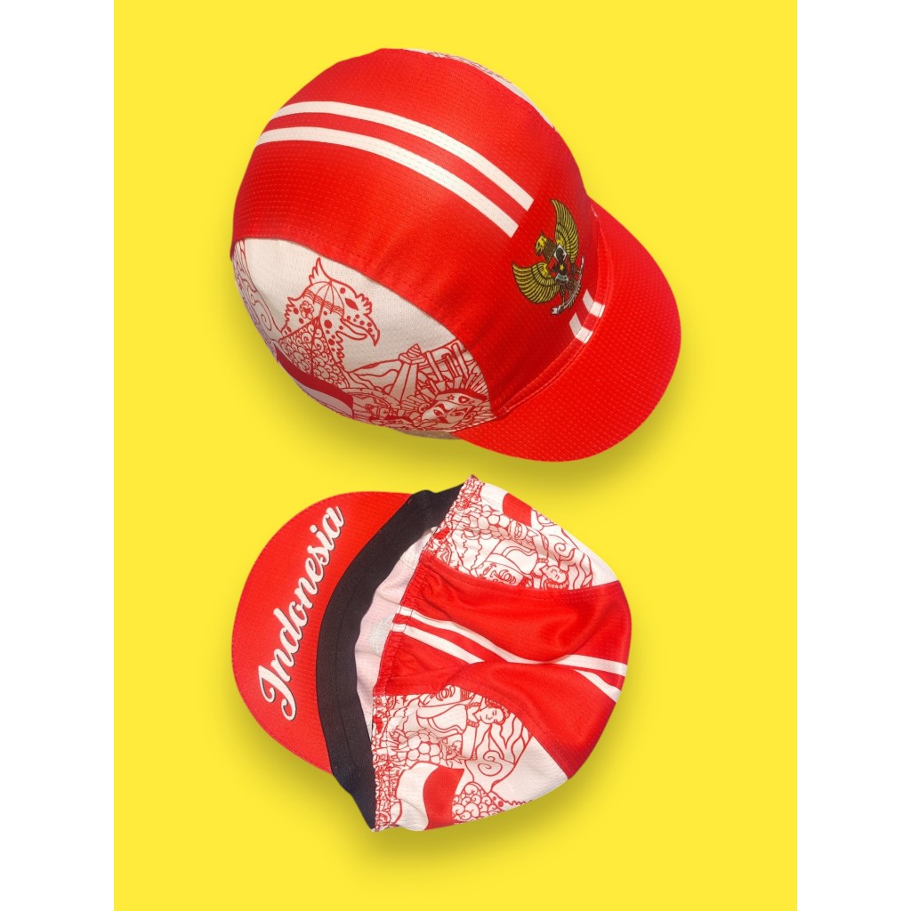 JSB SPORTWEAR | Topi sepeda  cycling cap  running - gowes - mtb - design INDONESIA -002