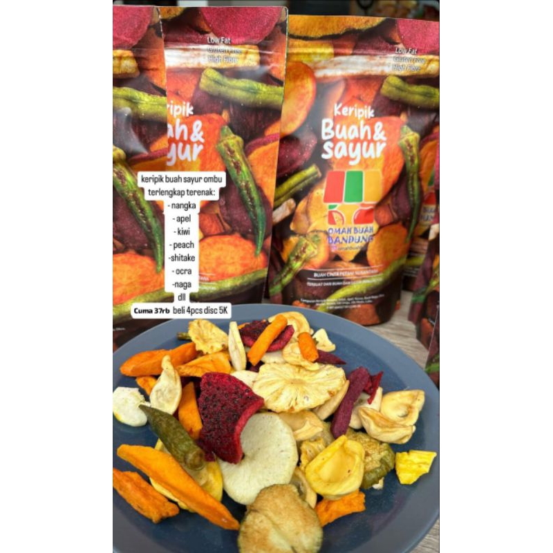 

Keripik buah dan sayur