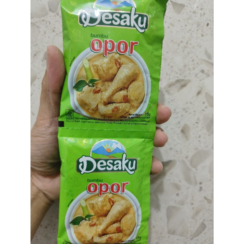 

Bumbu Opor Desaku Kemasan 1 Renceng isi 10 Sachet