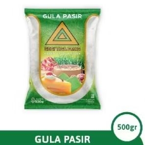 

Gula pasir segitiga emas 500gr gula kemasan