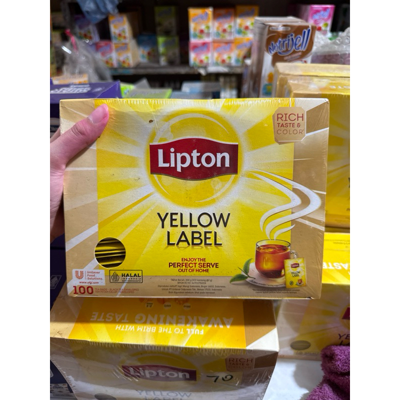 

Teh Lipton Yellow Label @100bags 2gr