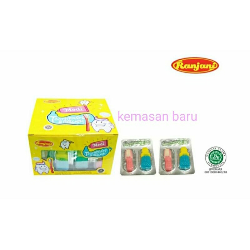 

Pidi Sikat Gigi Permen Bentuk Sikat Gigi Isi 24pcs(KEMASAN BARU)