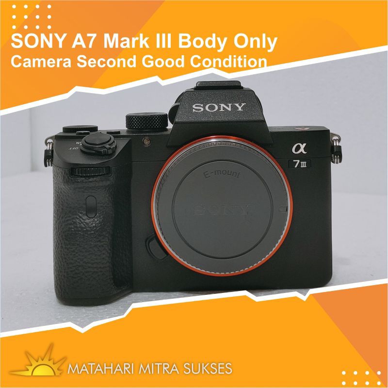 SONY A7 Mark III Body Only Camera Second Good Condition