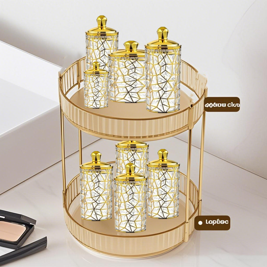 Rak Serbaguna Tempat Kosmetik /Rak Aqua Gelas Estetik/Rak Kosmetik Aesthetic /tempat aqua gelas este