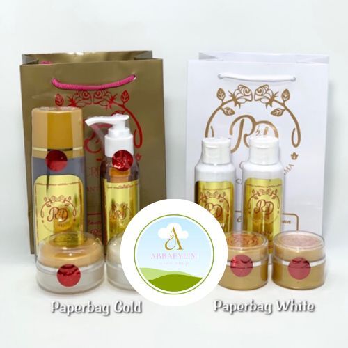 Cream RD RDE Glow Gold Rinna Diazella  Skincare Whitening Glowing  Paket Toner Cleanser Original