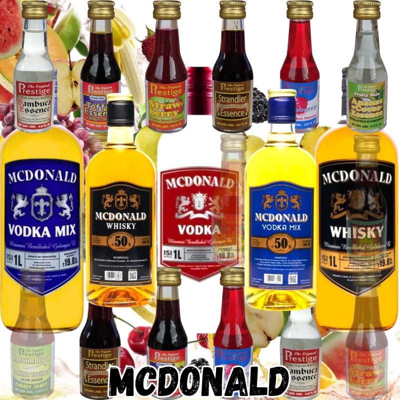 

ESSENMCDONALDESSENCE PEWARNA MAKANAN KEMASAN BOTOL KACA