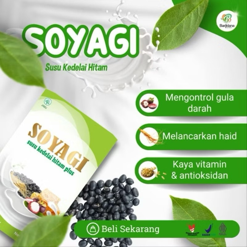 

SSS Susu Diet Soyagi Kedelai Hitam Khusus Untuk Diet Alami Herbal Bpom