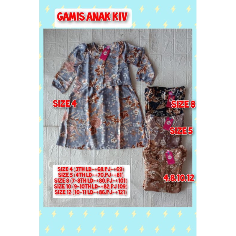 gamis anak KIV