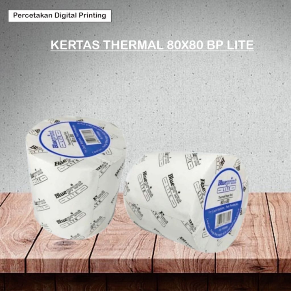 

KERTAS THERMAL 80X80 BP LITE / KERTAS THERMAL / KERTAS KASIR / KERTAS STRUK / KERTAS THERMAL BLUEPRINT / BLUEPRINT LITE / STRUK RESI / STRUK KASIR / STRUK POS