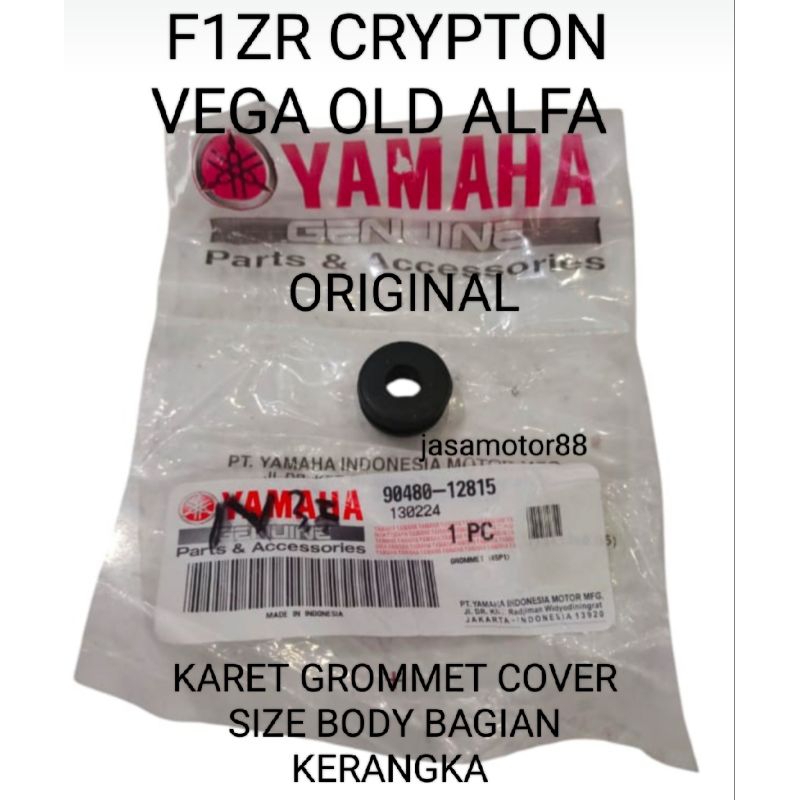 KARET GROMMET COVER SIZE BODY BAGIAN FRAME KERANGKA F1ZR CRYPTON VEGA OLD ALFA ORIGINAL 90488 12815
