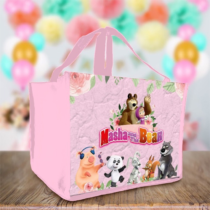 

Tas Ultah Masha and the Bear 03 Goodie Bag Souvenir Ulang Tahun