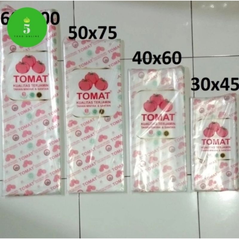 Plastik PE Tomat Plastik Es 40x60 cm