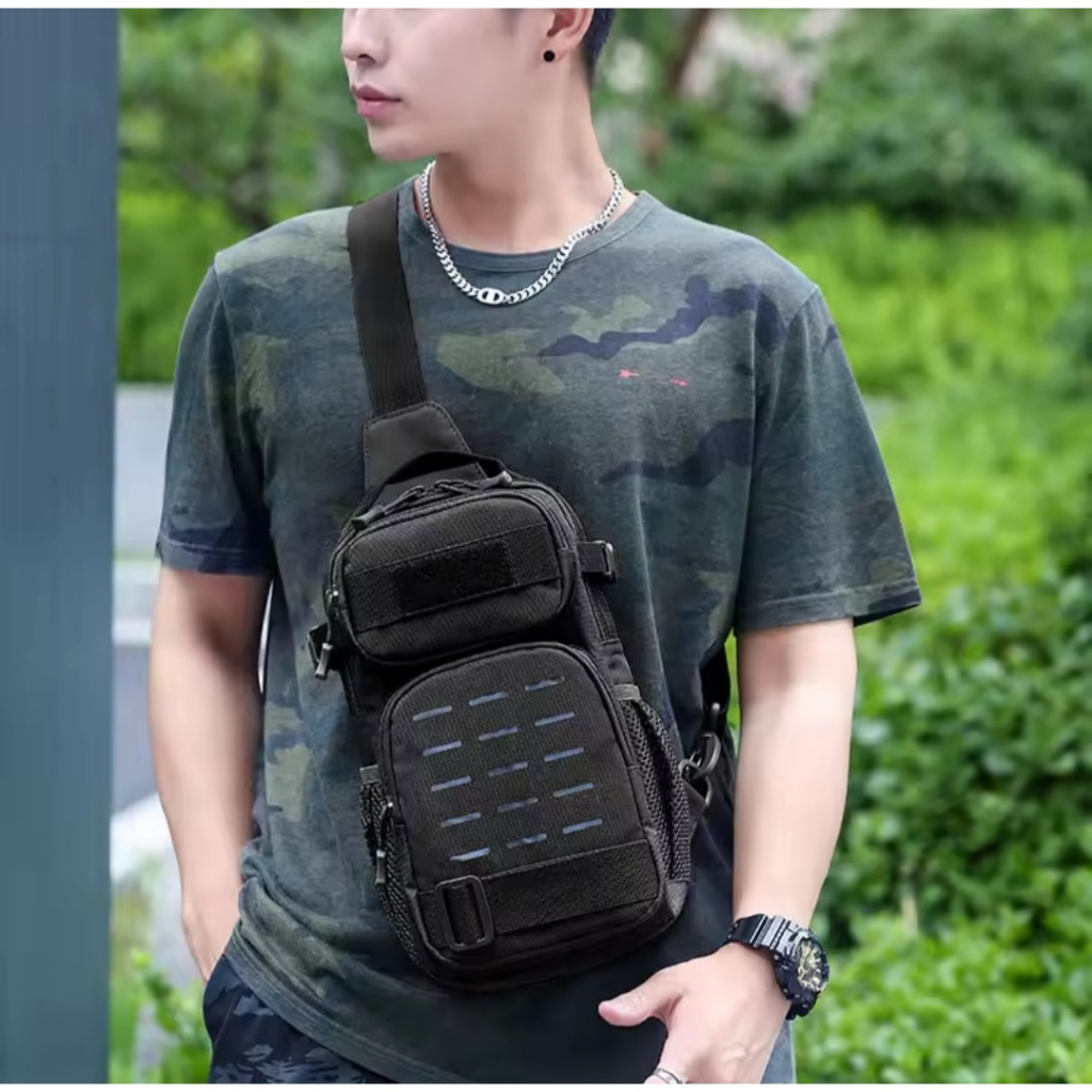 Tas Sling Tas Selempang Tas Ransel Mini Pria Tactical TS2771