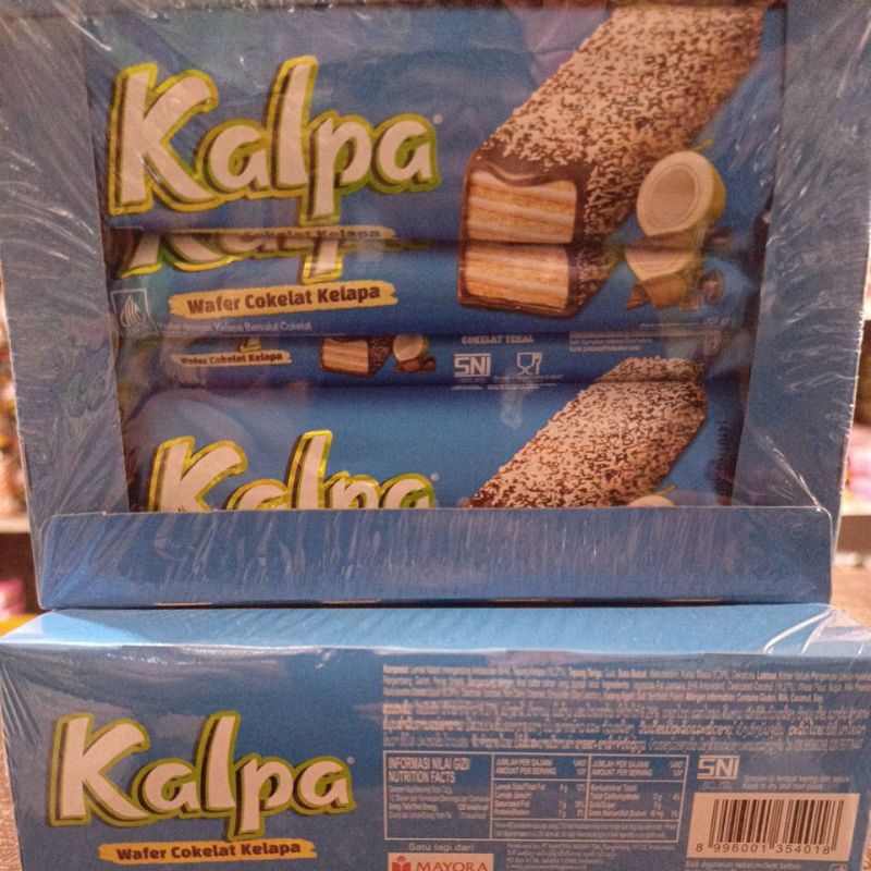 

Kalpa wafer coklat kelapa 12 bks @21gr