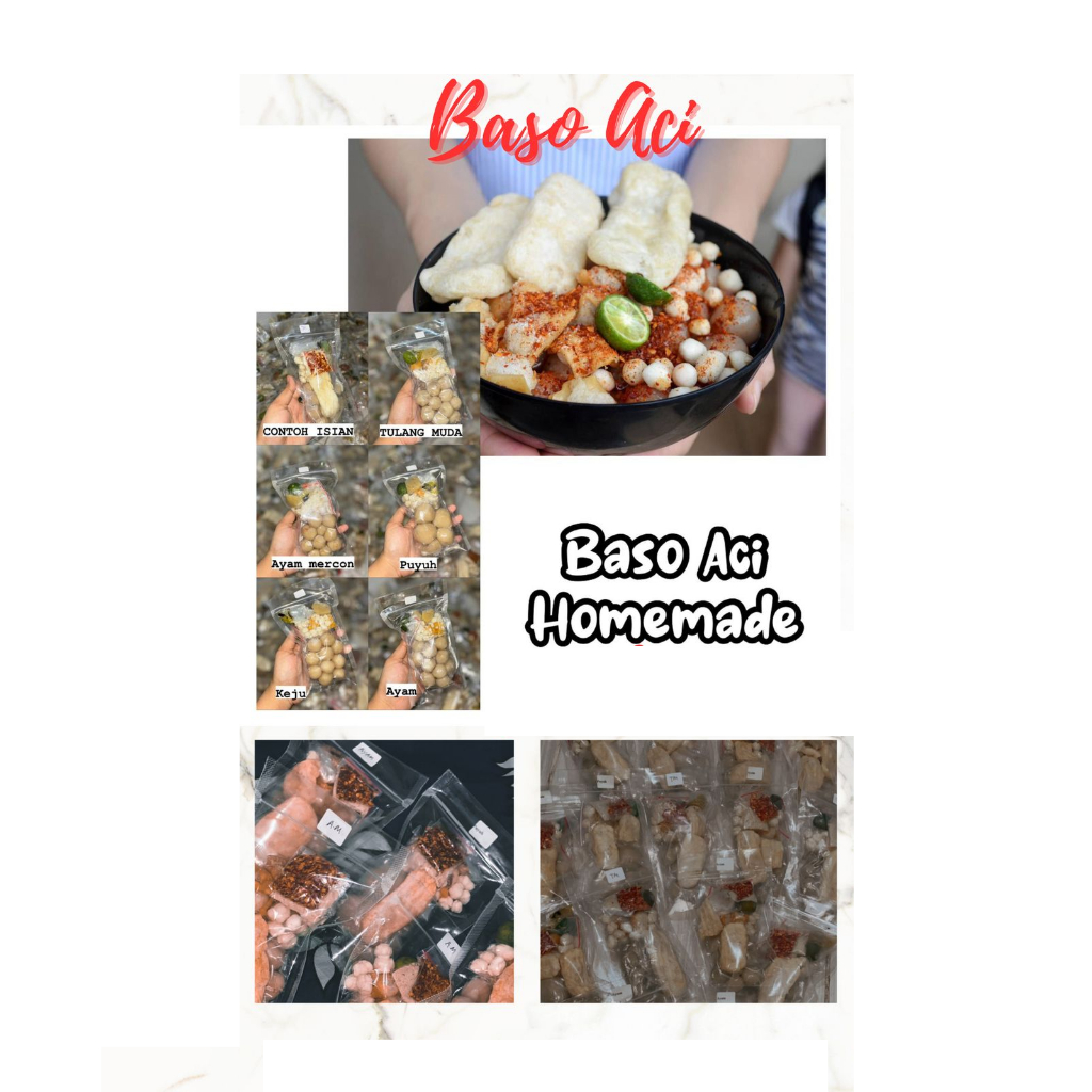 

Baso Aci HomeMade Ada Banyak Varian
