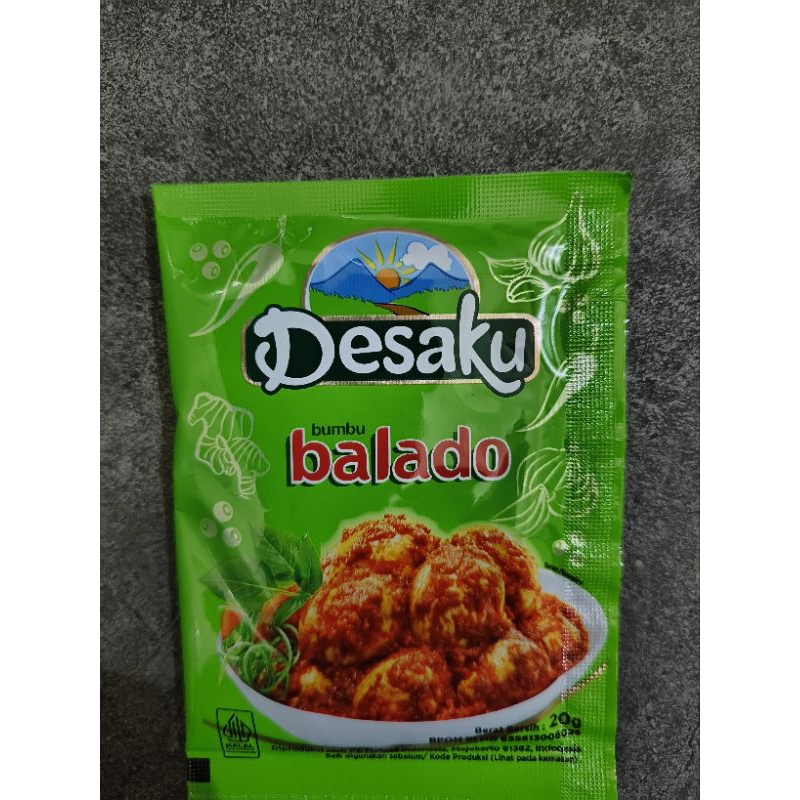 

Bumbu Balado Desaku Kemasan 1 Sachet