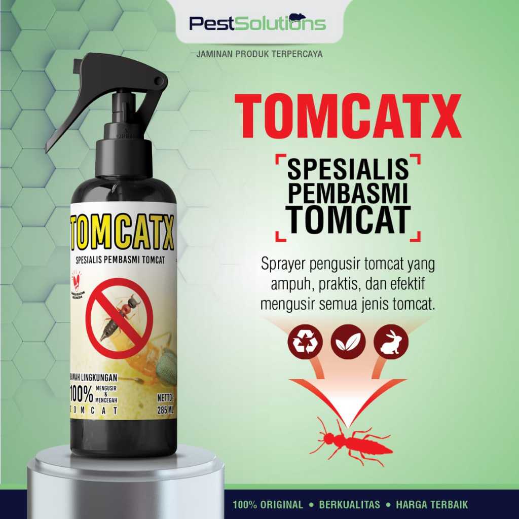 TOMCATX Essential Pembasmi Tomcat Pembasmi Tomcat Serangga Obat Anti Tomcat Semprot Spray 285ml Pemb