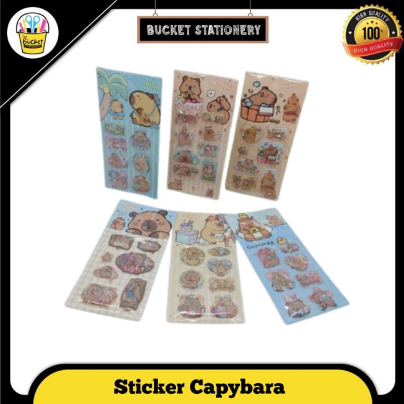 

Stiker sanrio&capybara