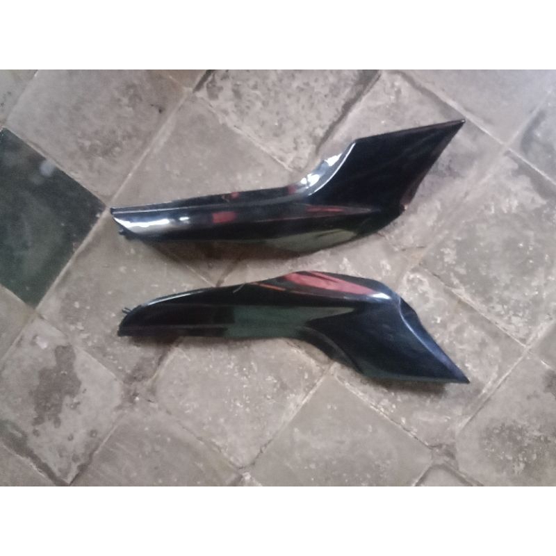 Tempongan Megapro primus coak simpel warna hitam glossy