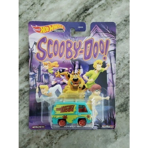 Hot Wheels Premium Diecast Scooby-Doo Real Riders The Mystery Machine Van