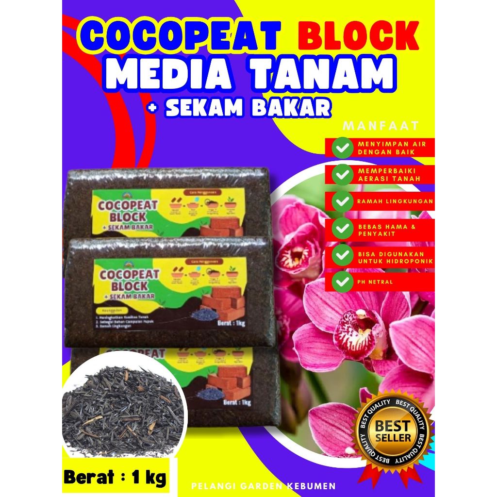 PALING LARIS  Cocopeat Kasar, Cocopeat Kering