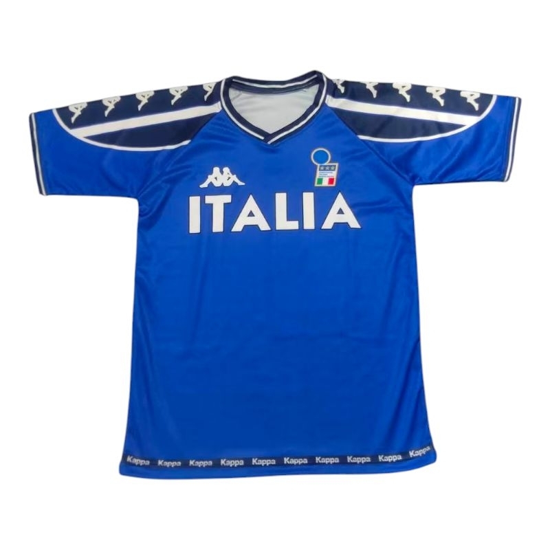 Jersey Bola Italia Euro 2000 Retro Printing