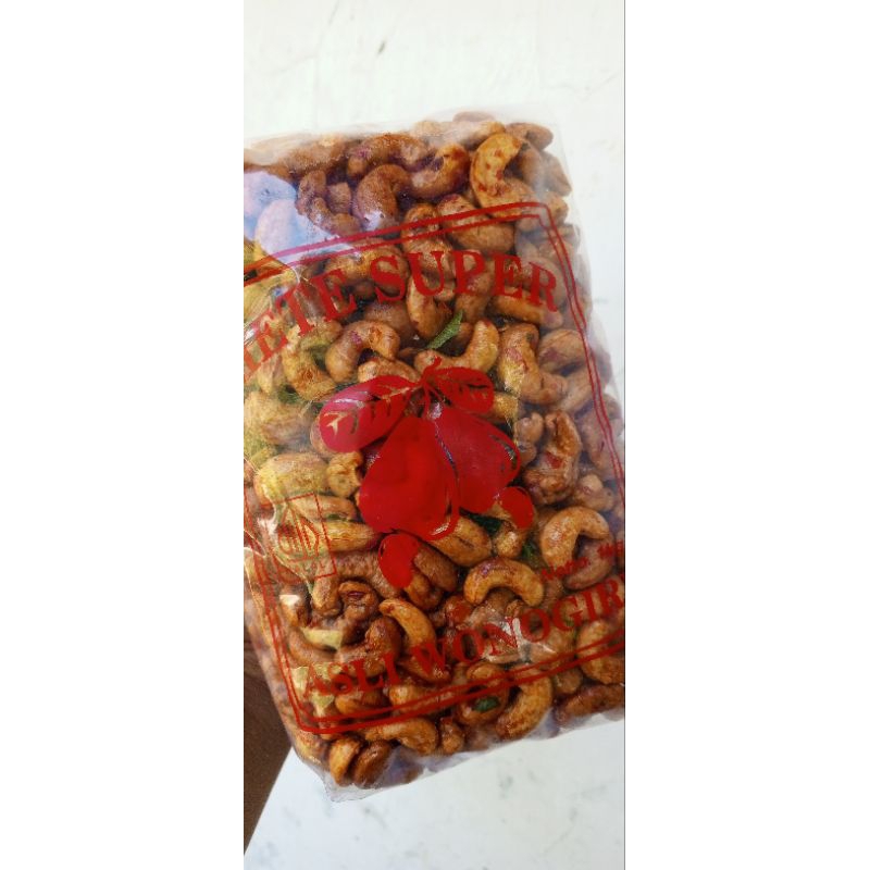 

Kacang mete Mede Rasa pedas manis 1KG/1000g TERLARIS asli Wonogiri