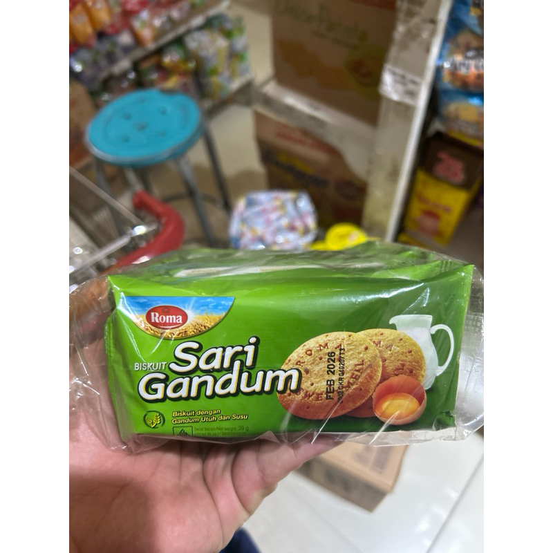 

Sari Gandum biskuit 39gram x 10 pcs