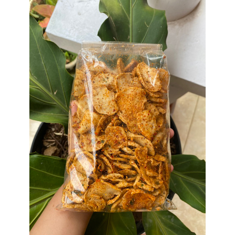 

BASRENG TIPIS PEDAS DAUN JERUK 250 GR